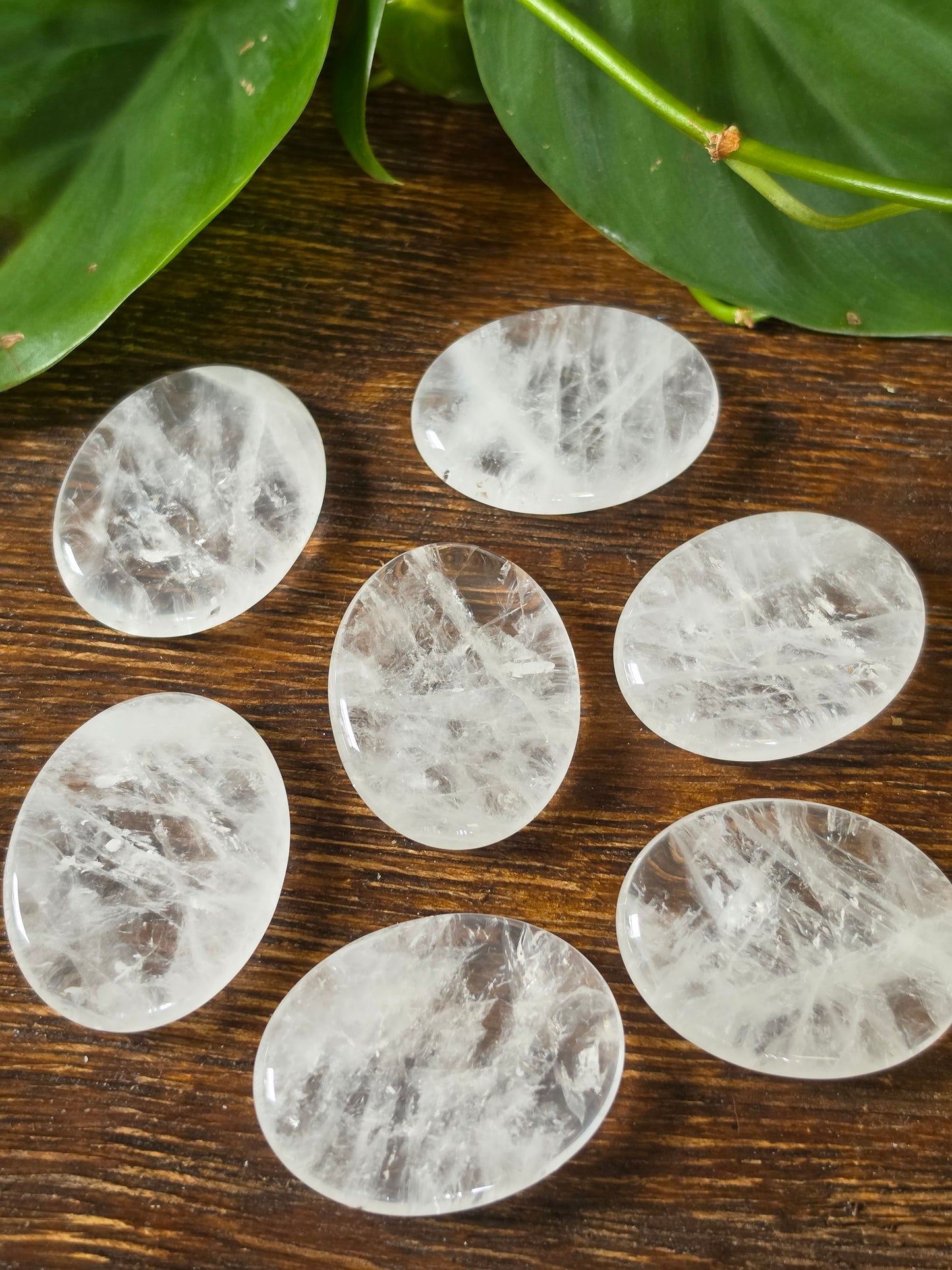 Clear Quartz Worry Stone