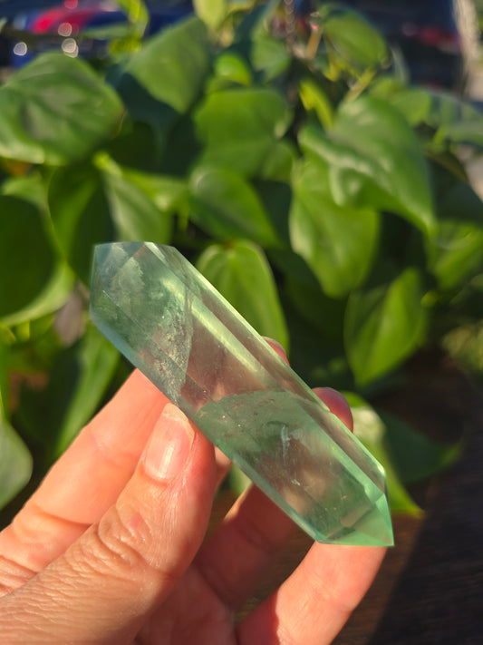 Green Fluorite Double-Terminated Point "B"