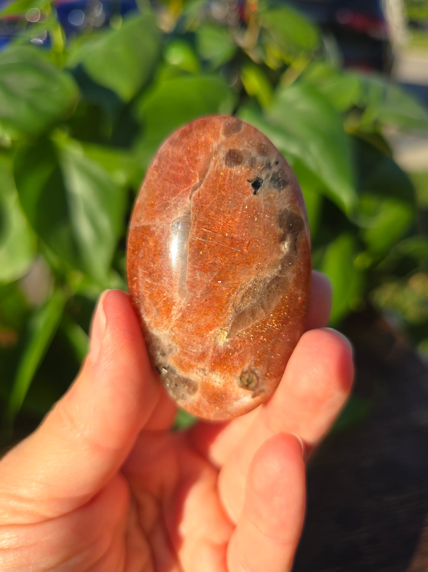 Tanzanian Sunstone Palm Stone "G"