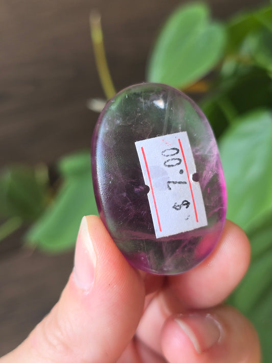 Fluorite Palm Stone