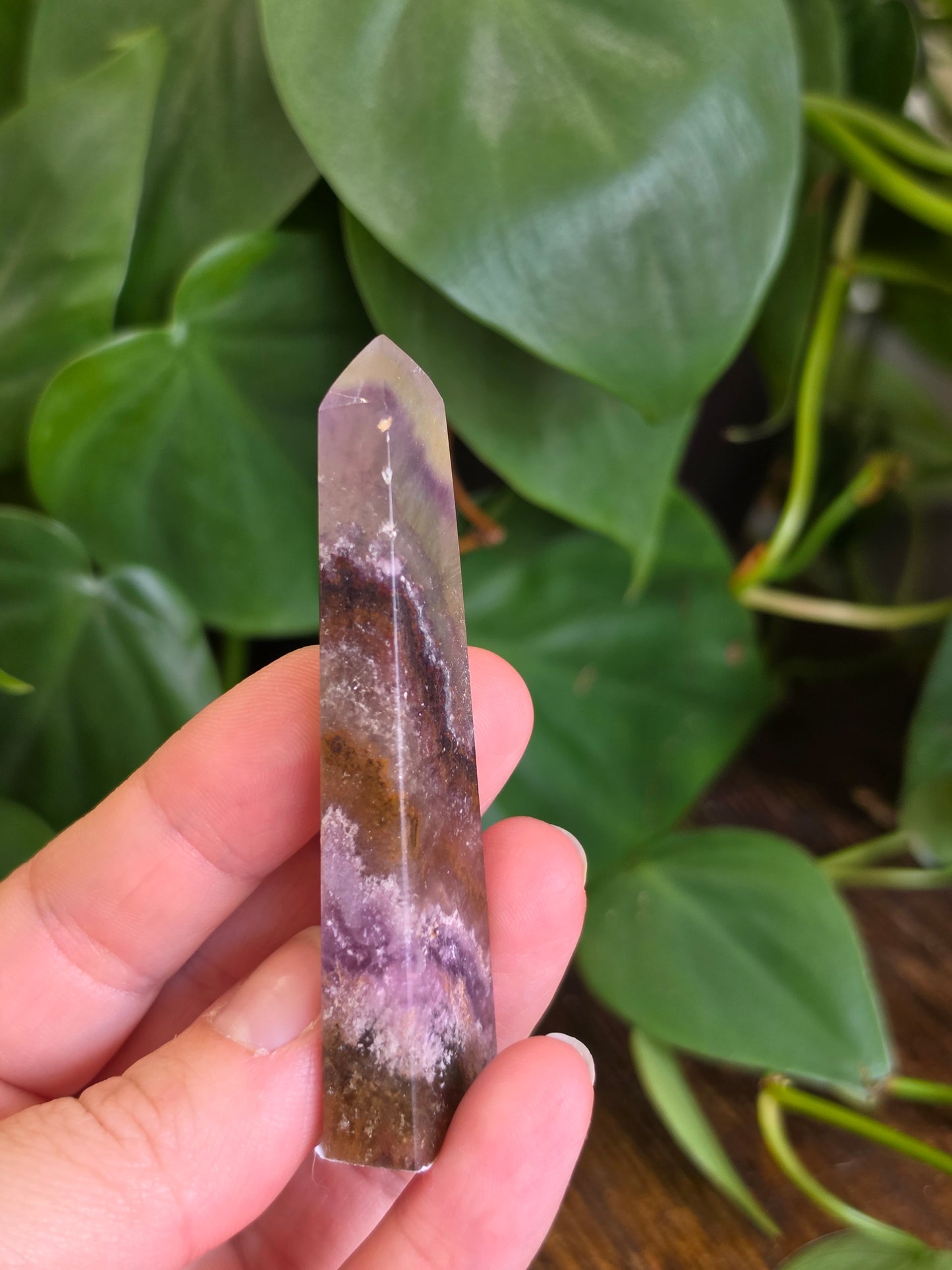Rainbow Fluorite Mini Point