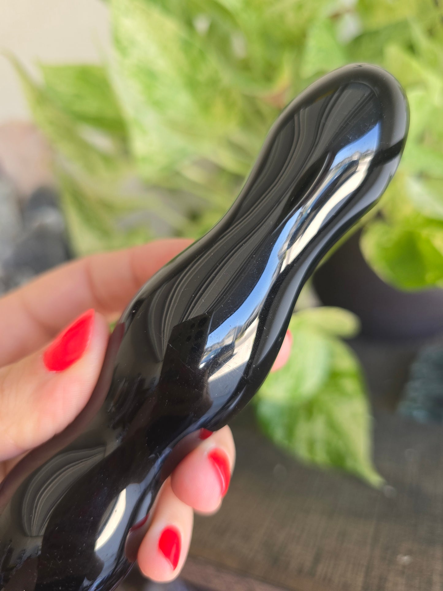 Obsidian Massage Wand