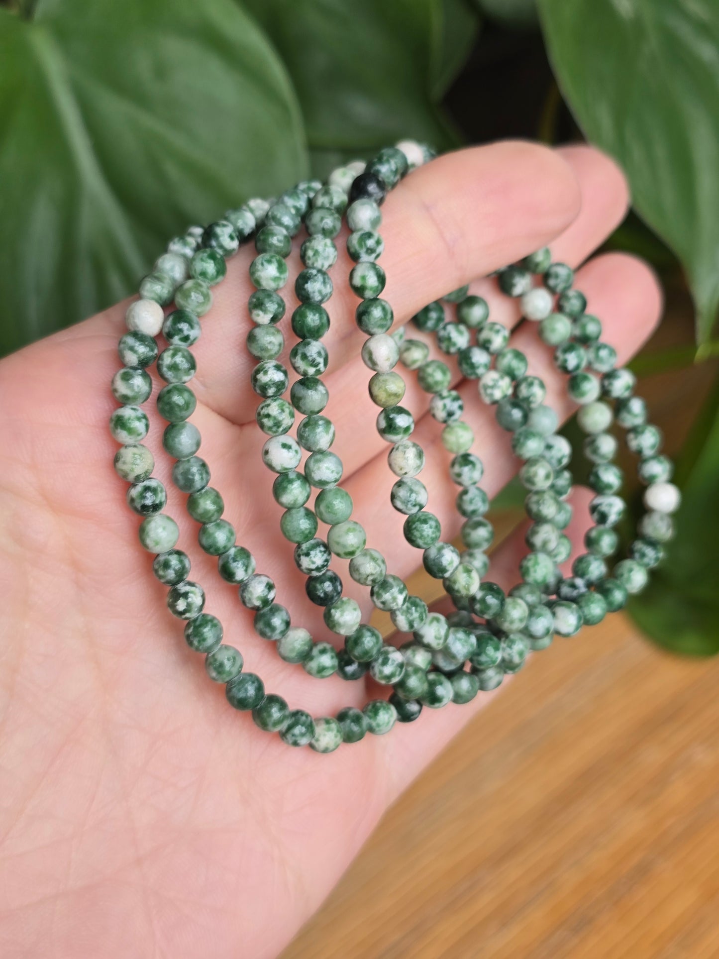 Tree Agate Stretch Bracelet