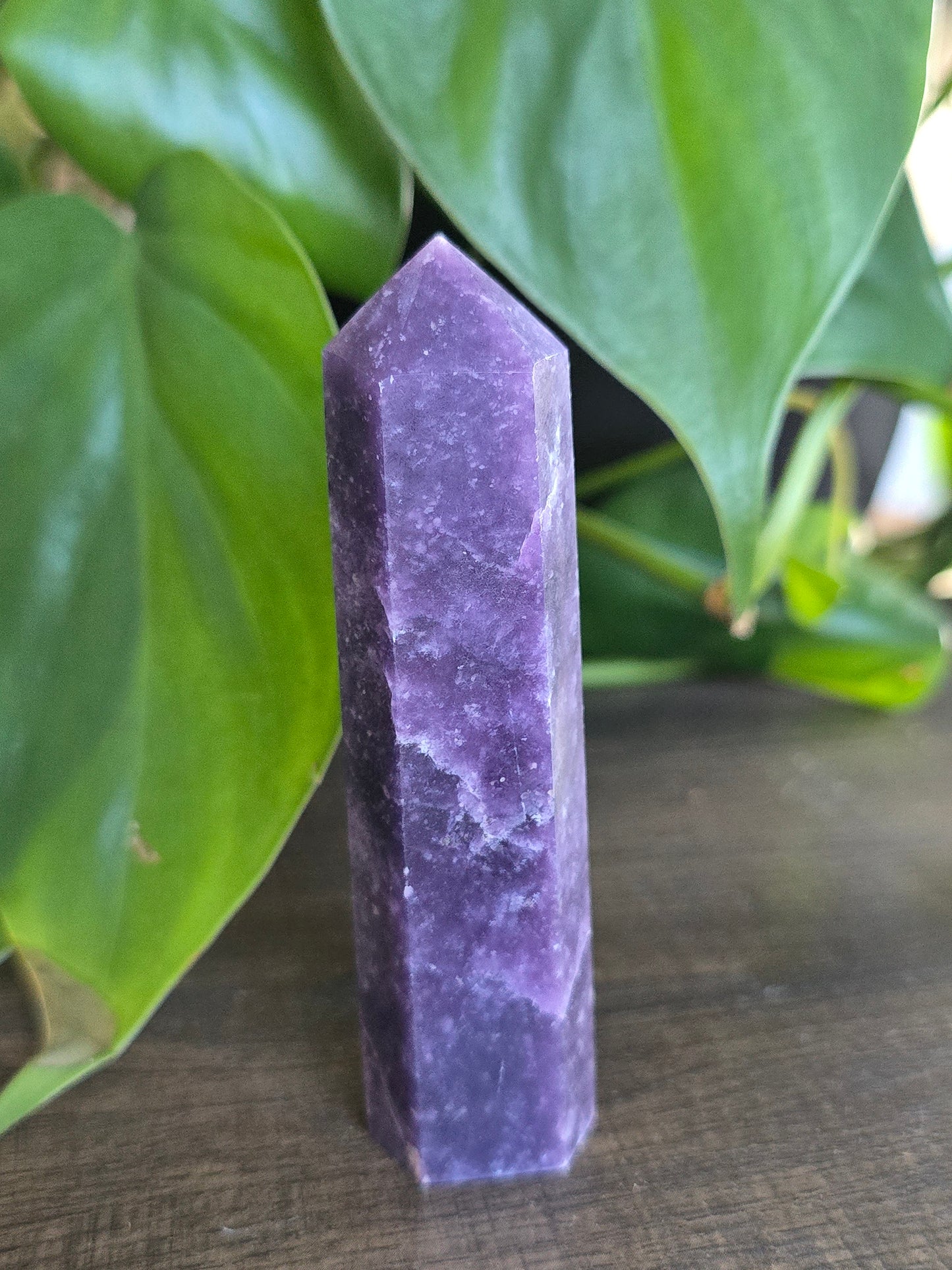Lepidolite Point
