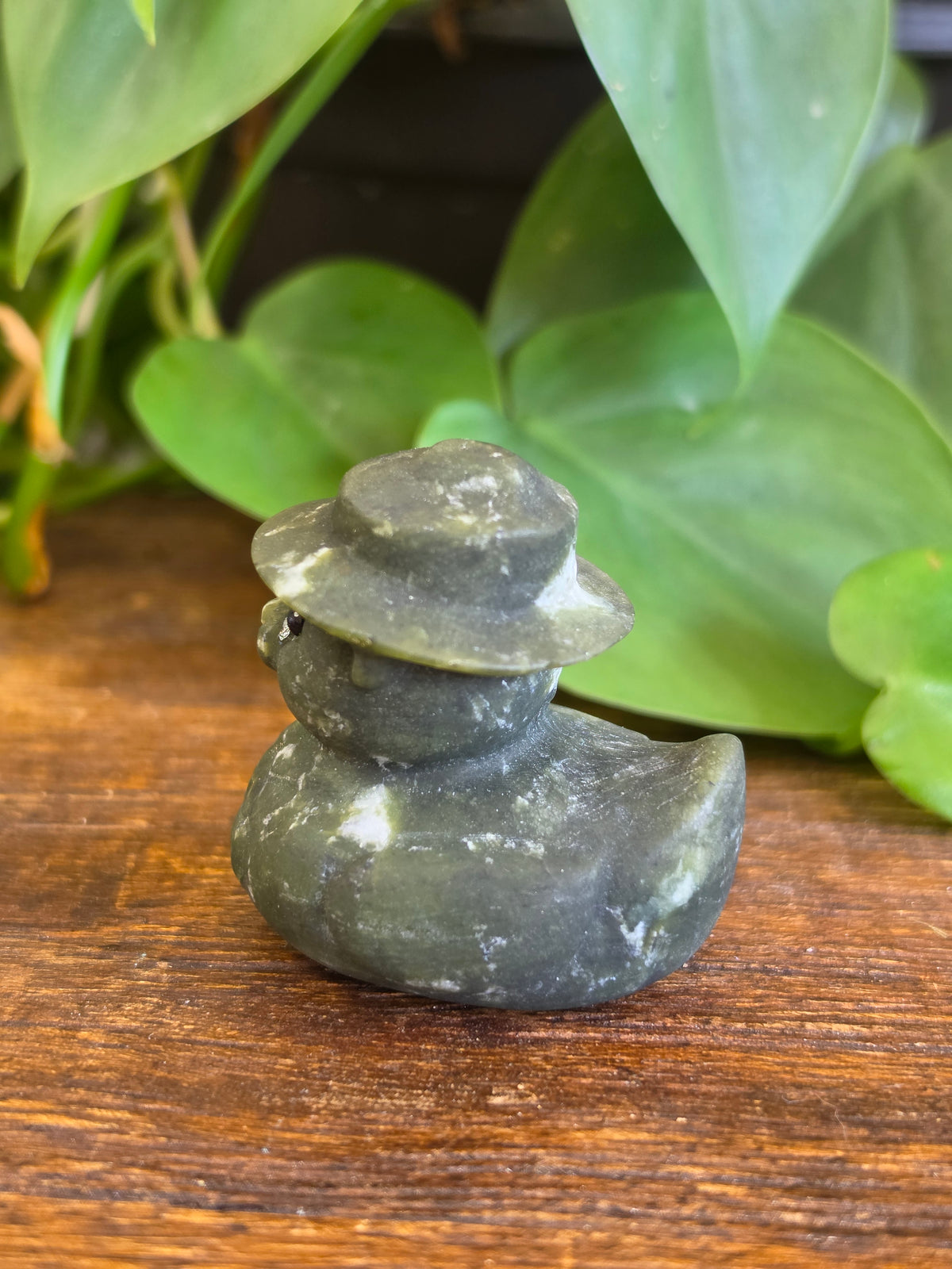 Smokey Bear Serpentine Crystal Duck