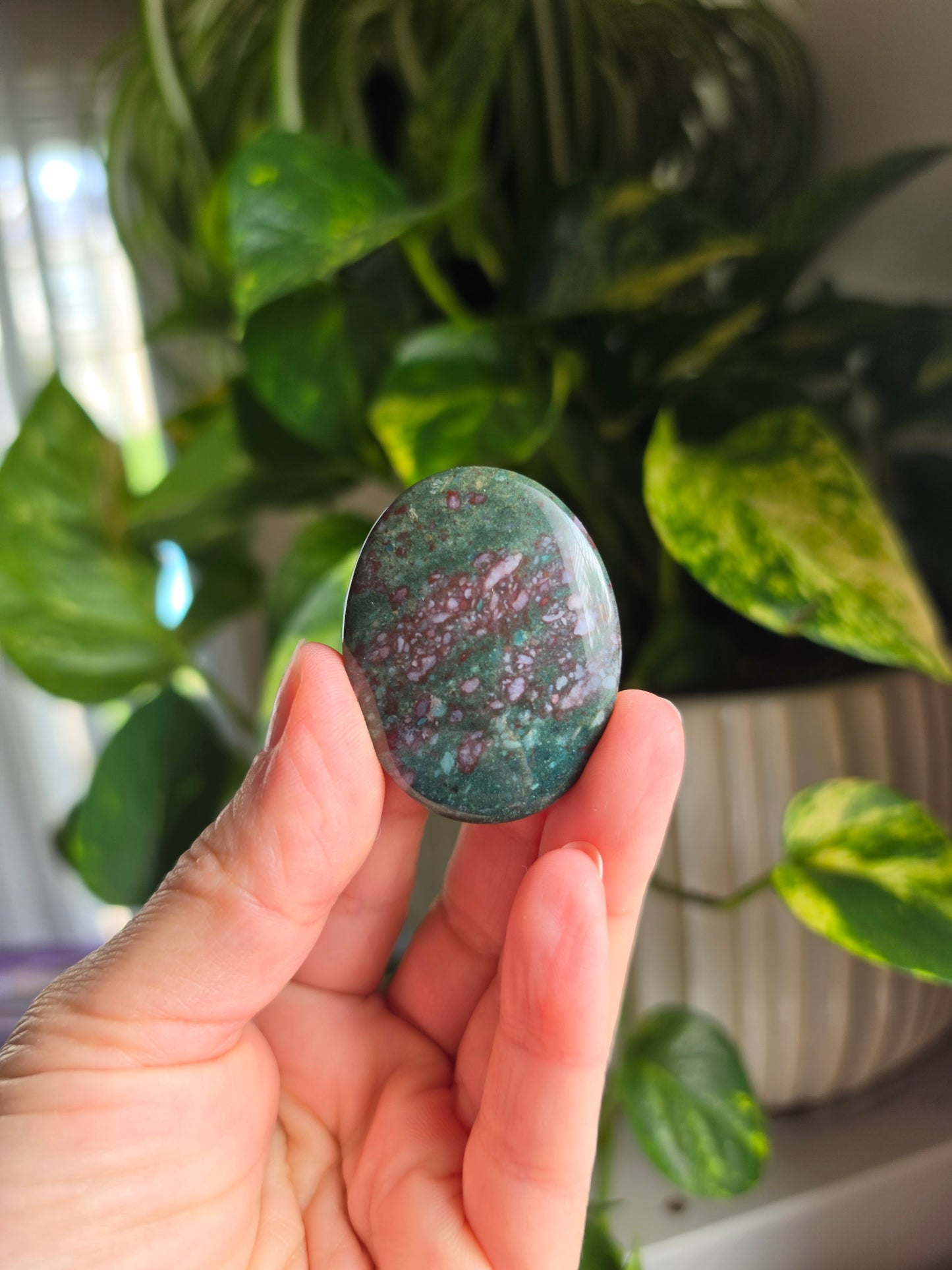 Colorful Jasper Worry Stone