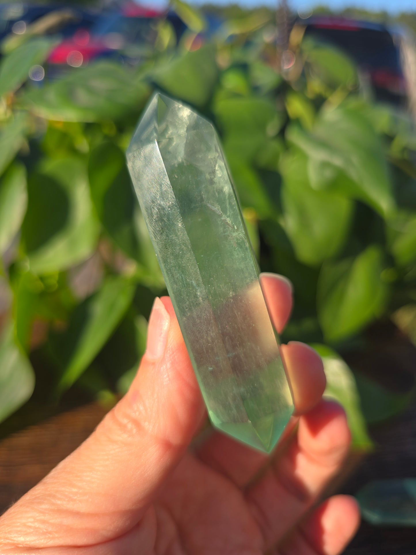 Green Fluorite Double-Terminated Point "A"