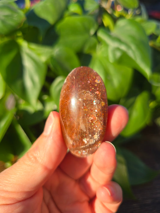 Tanzanian Sunstone Palm Stone "N"