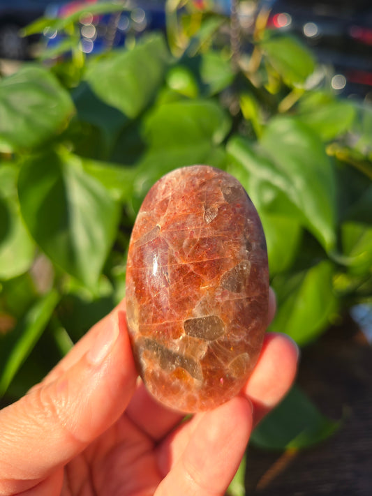 Tanzanian Sunstone Palm Stone "K"