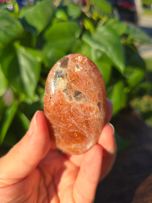 Tanzanian Sunstone Palm Stone "G"