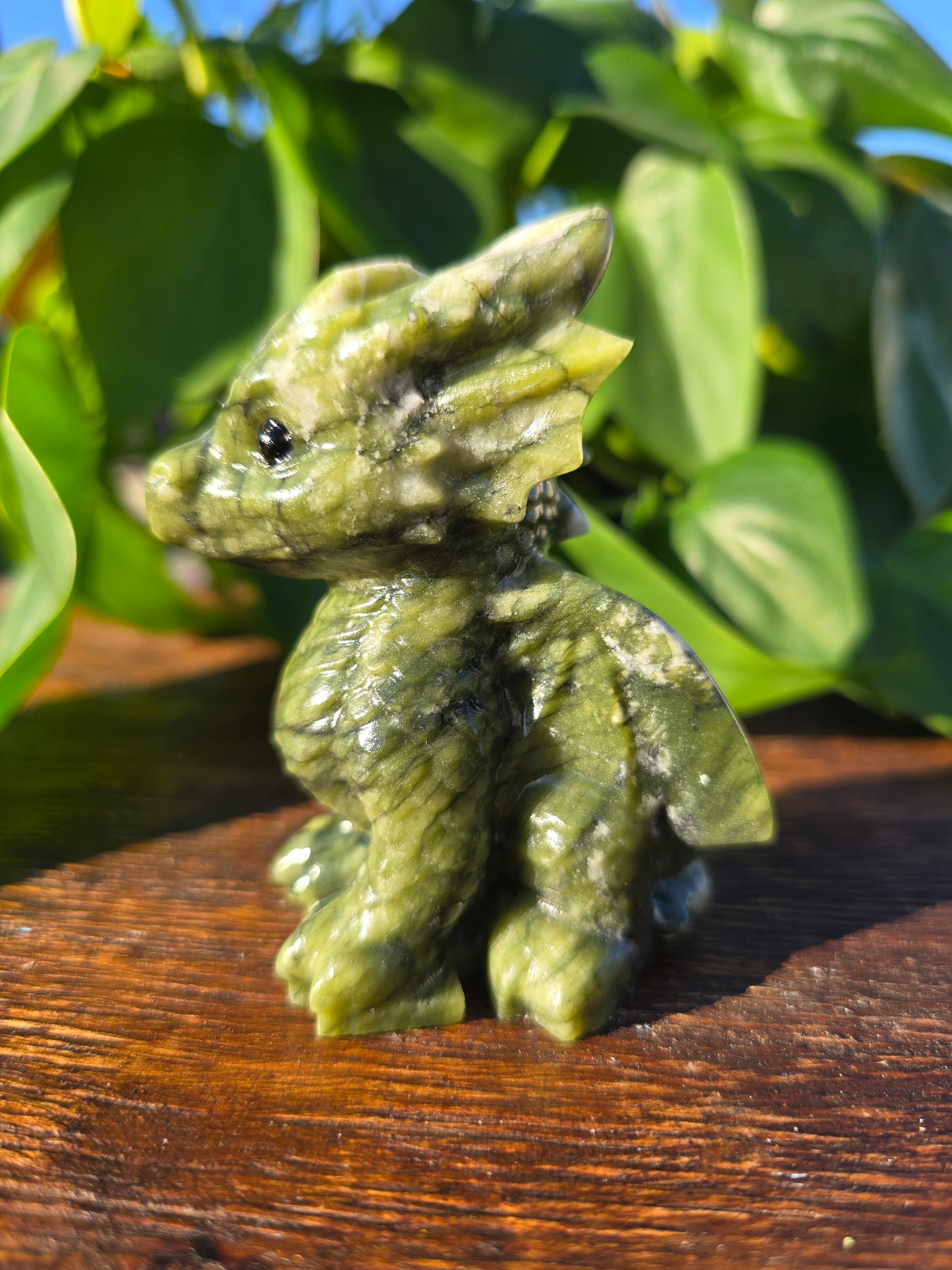 Serpentine Dragon Sculpture