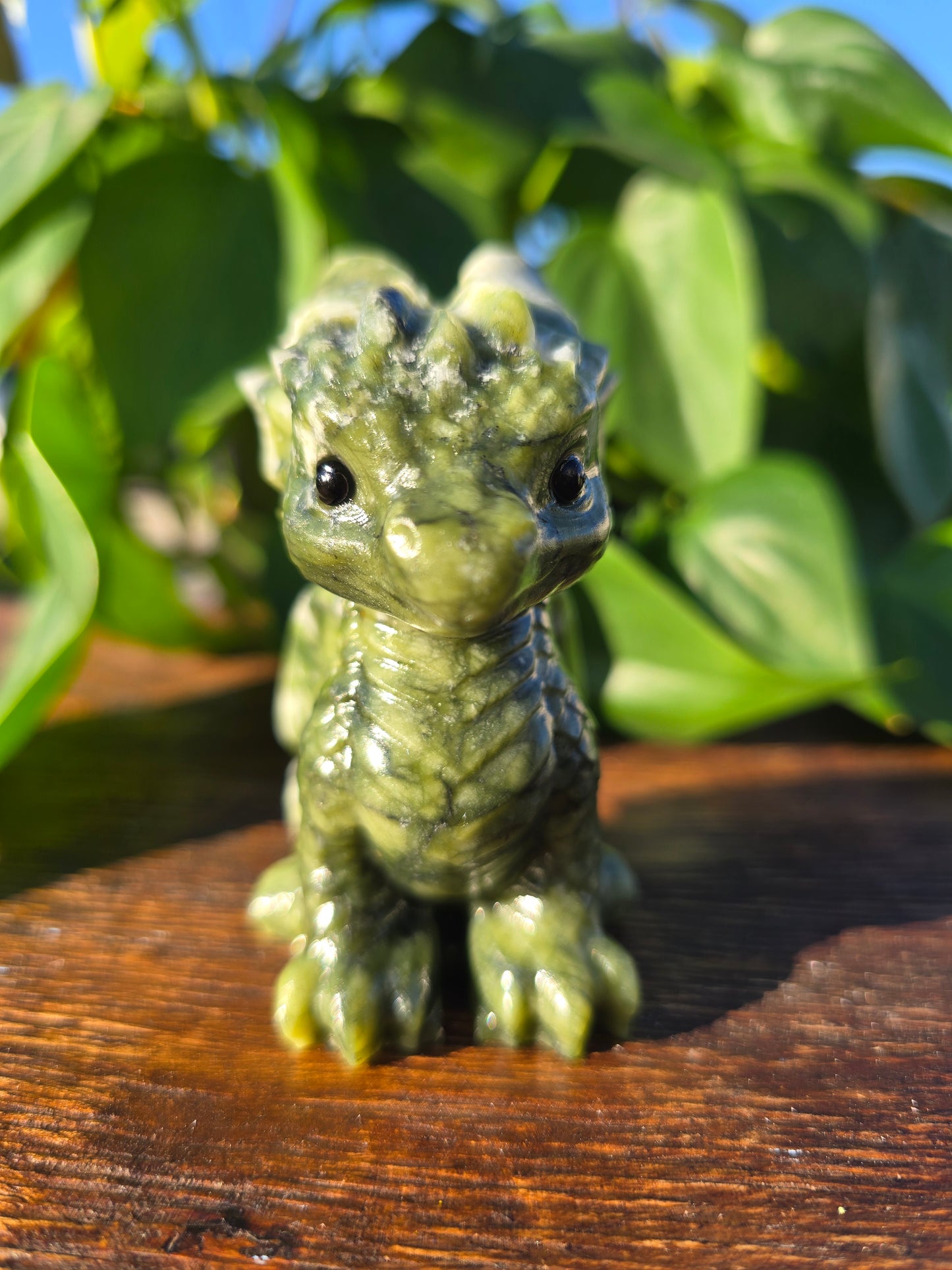 Serpentine Dragon Sculpture