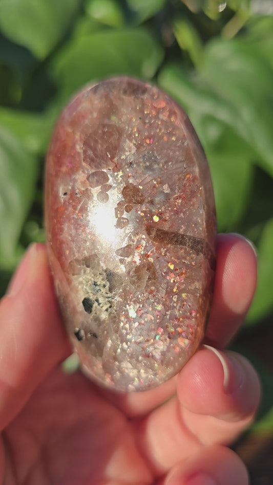 Tanzanian Sunstone Palm Stone "M"