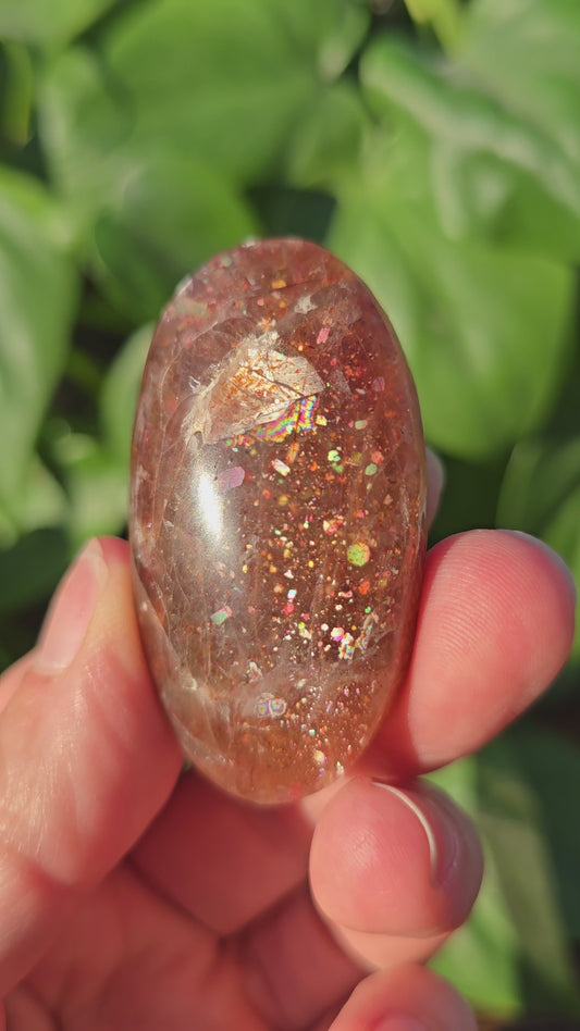 Tanzanian Sunstone Palm Stone "N"