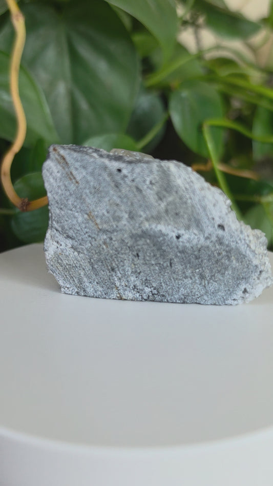 Calcite on Gray Druzy Matrix Specimen