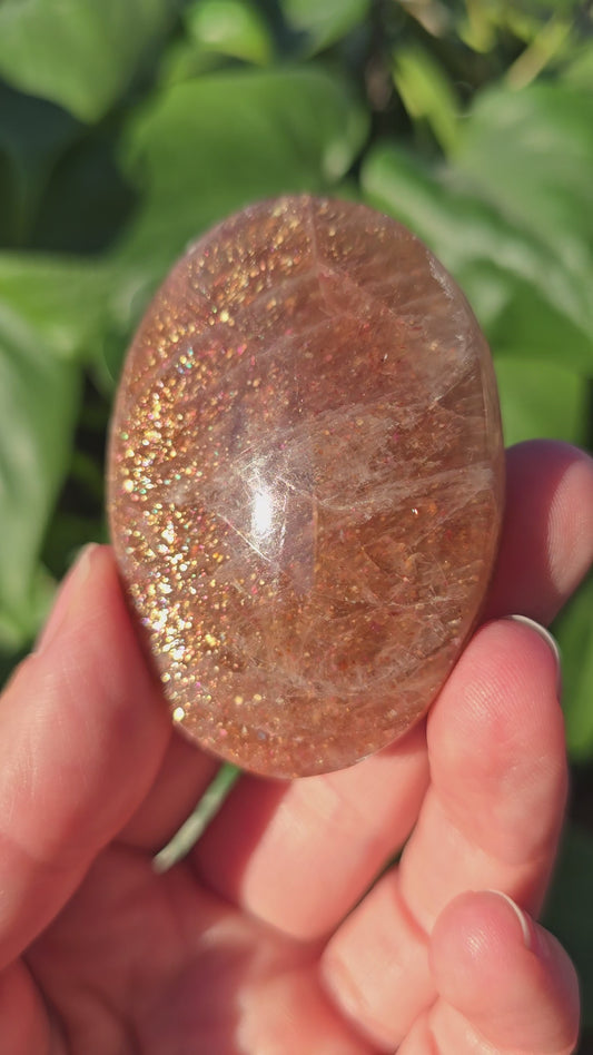 Tanzanian Sunstone Palm Stone "L"