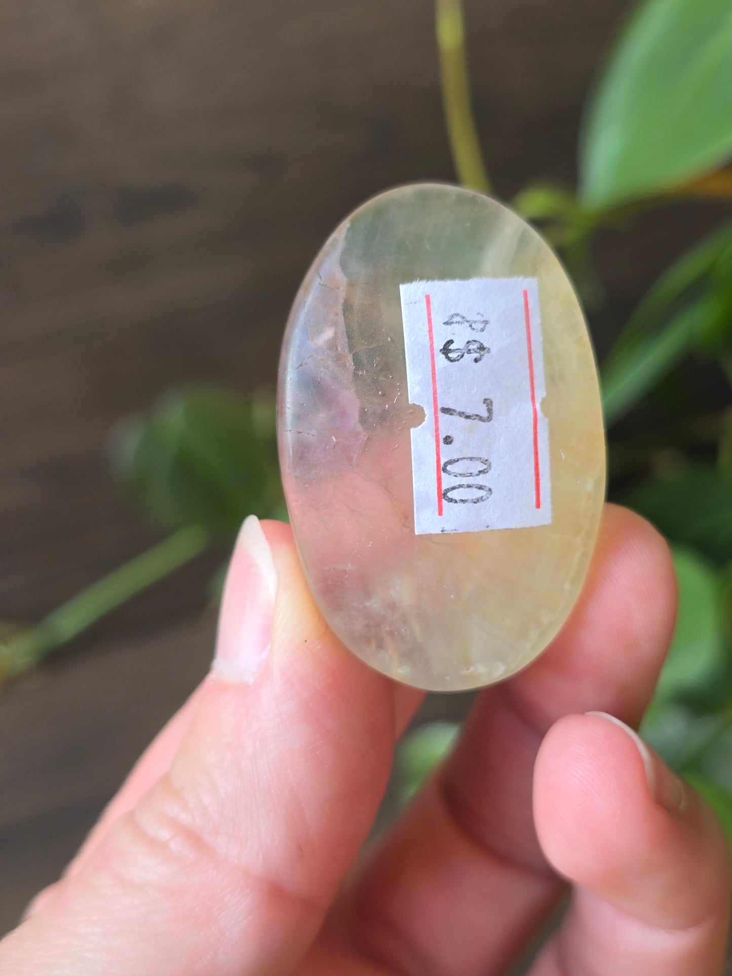 Fluorite Palm Stone