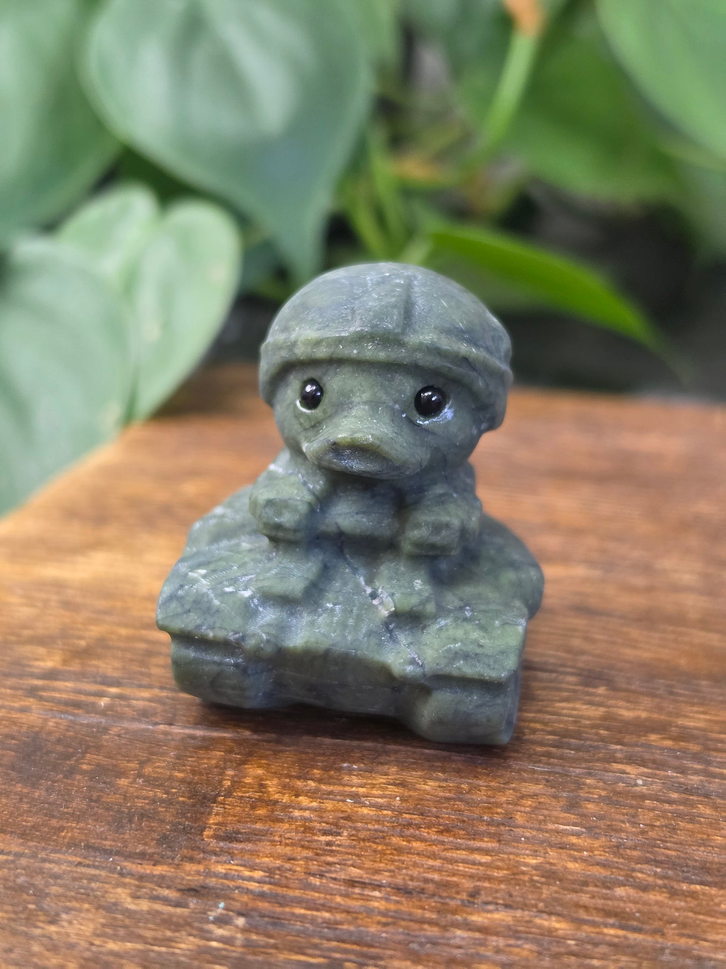 Serpentine Army Tank Duck Carving "B"