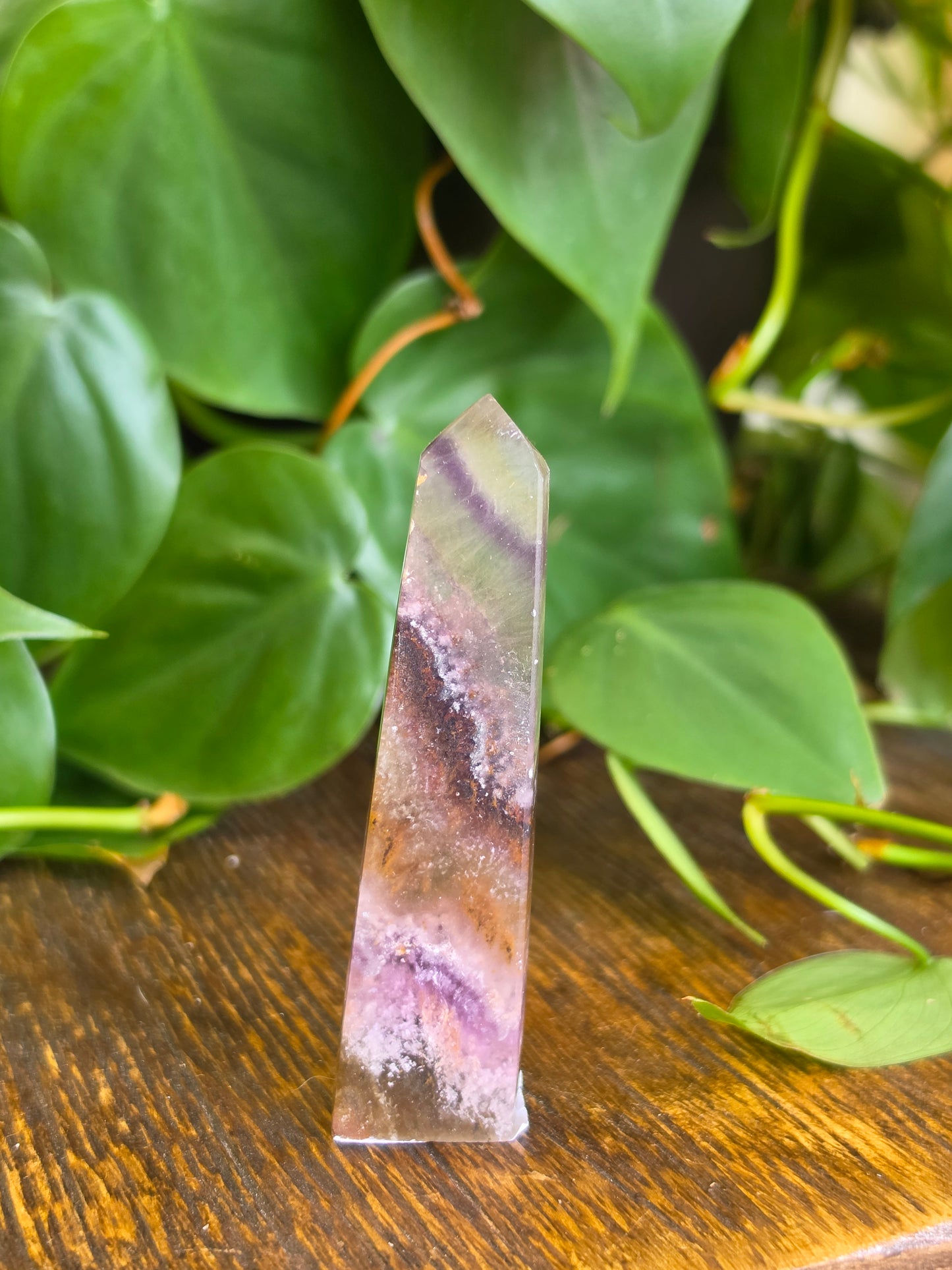 Rainbow Fluorite Mini Point