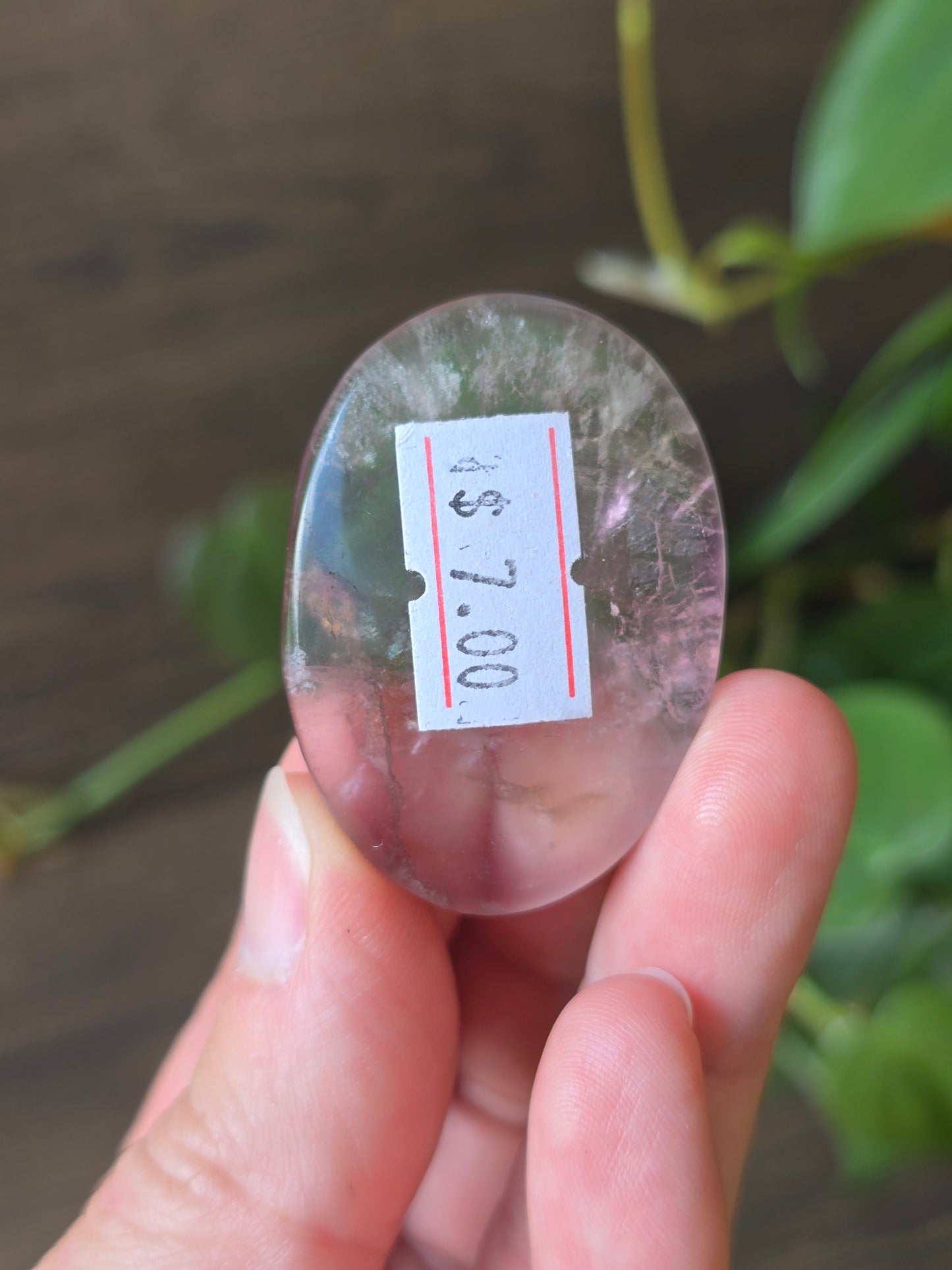 Fluorite Palm Stone