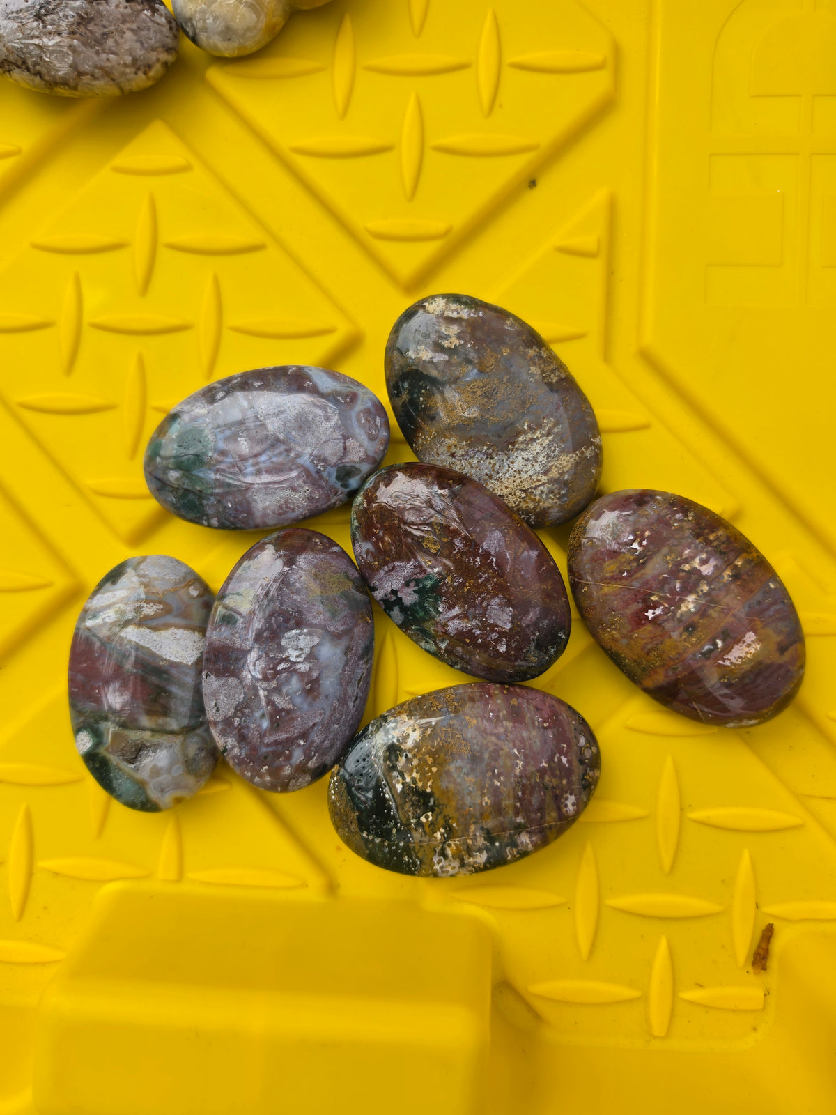 Colorful Jasper Palm Stone