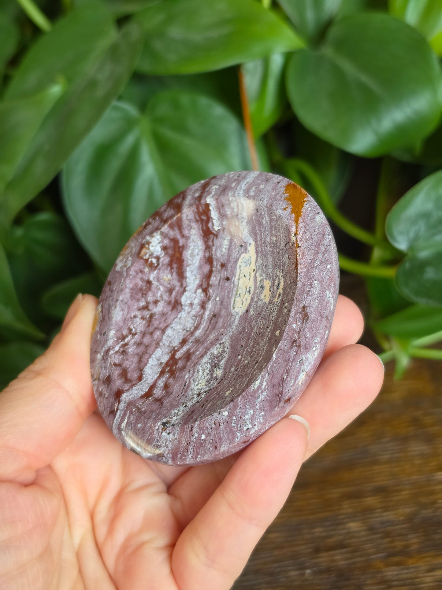 Small Colorful Jasper Crystal Bowl