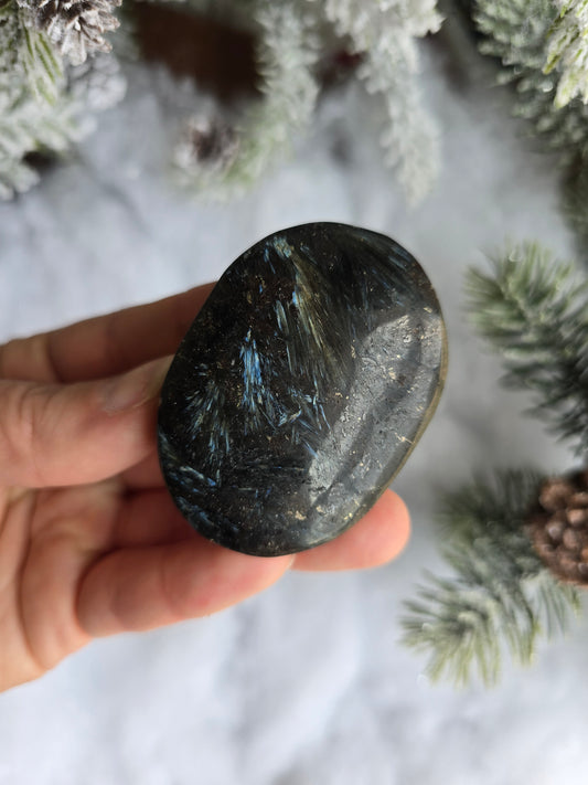 Anthophyllite Palm Stone "B"