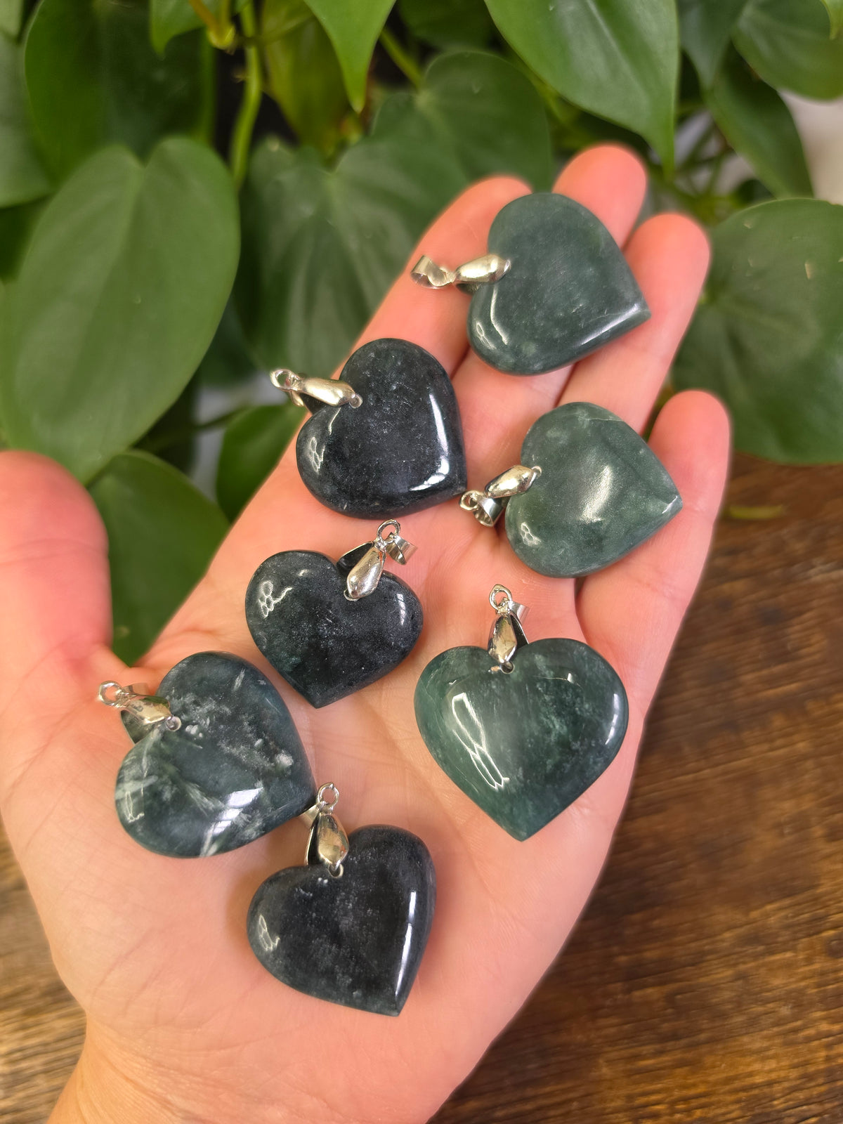 Afghani Jade Heart Pendant