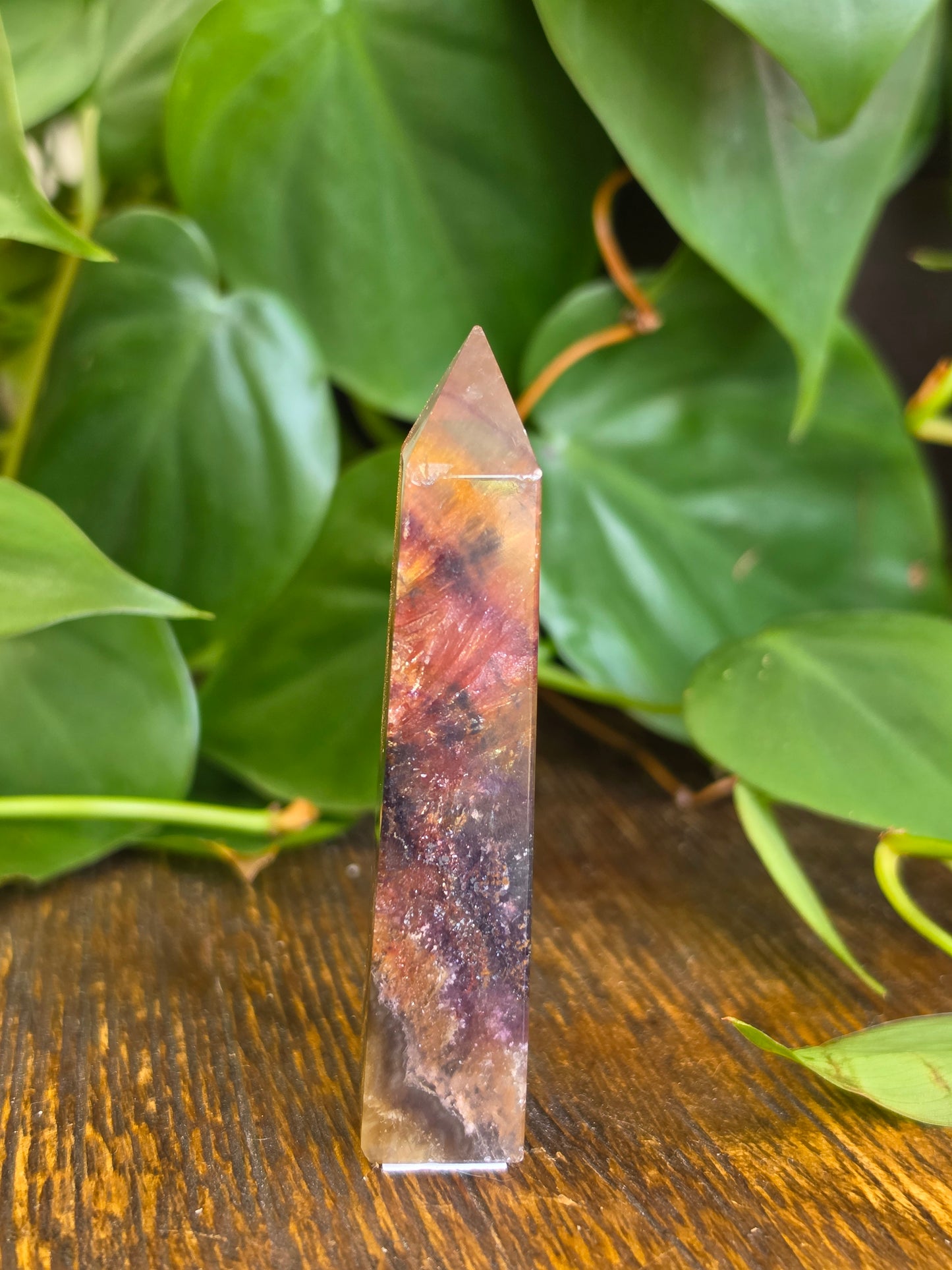 Rainbow Fluorite Mini Point