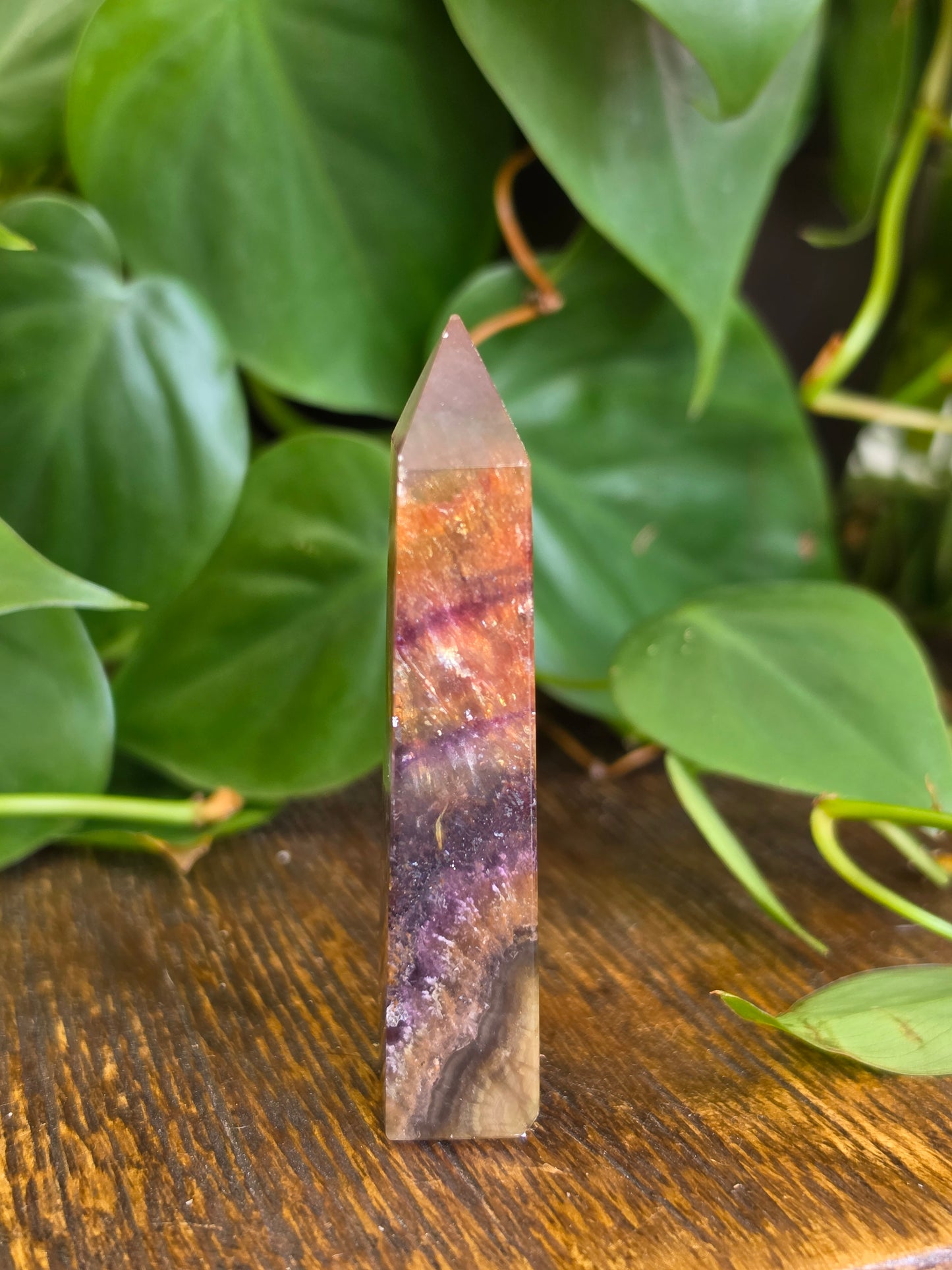 Rainbow Fluorite Mini Point