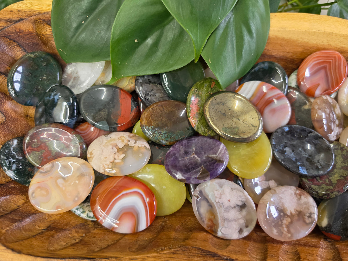 Natural Crystal Worry Stone
