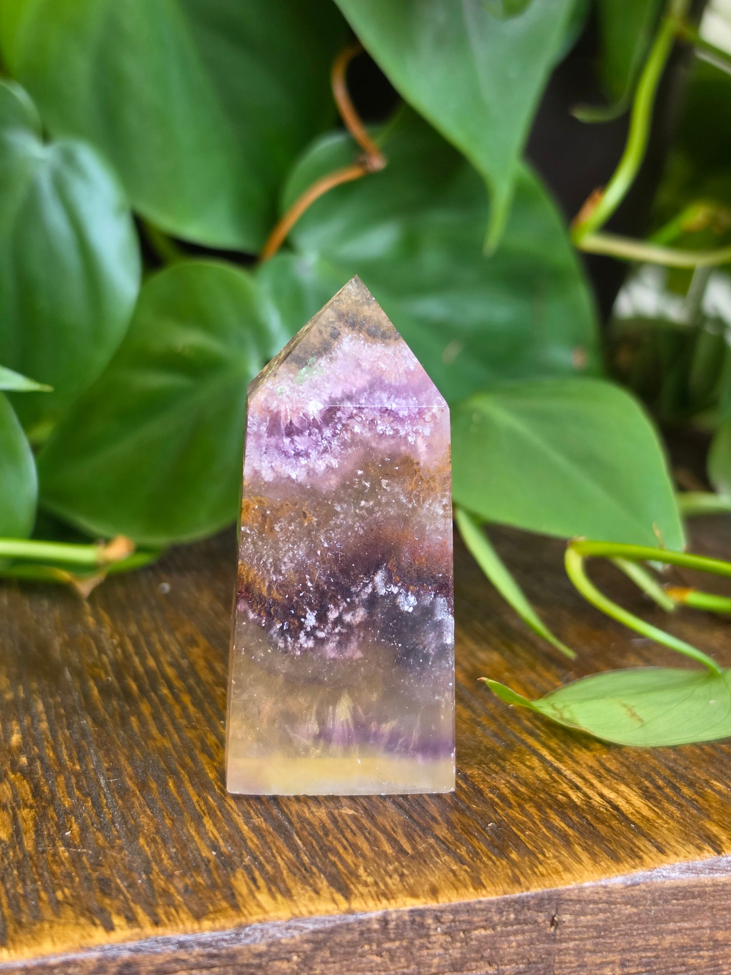 Rainbow Fluorite Mini Point