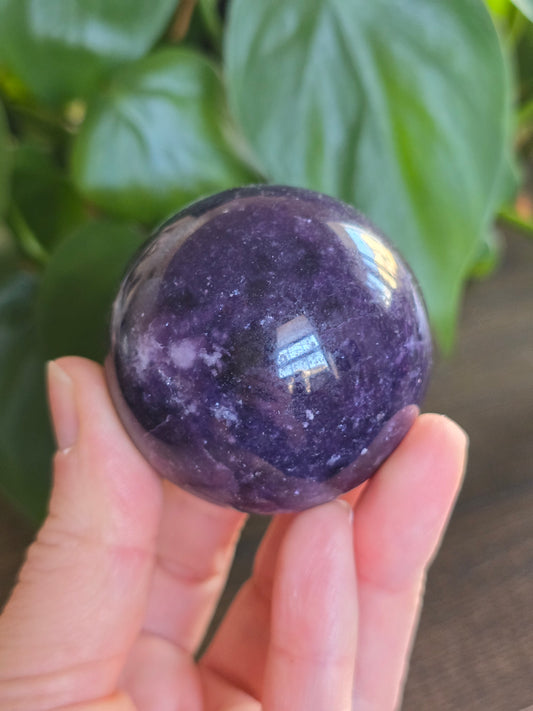 Lepidolite Sphere