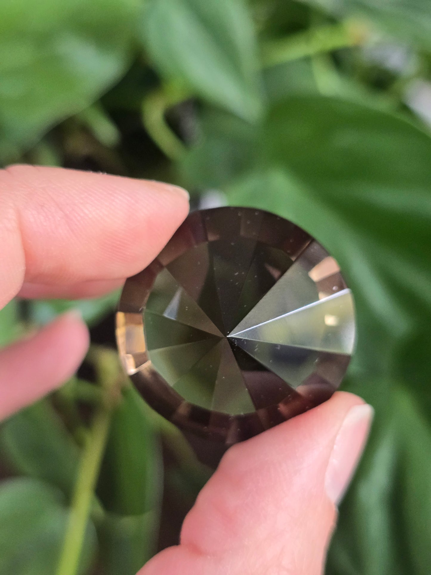 Smoky Quartz Diamond Cut Crystal