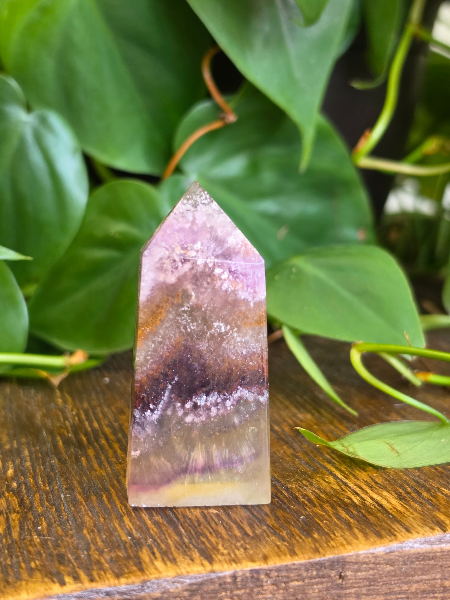 Rainbow Fluorite Mini Point