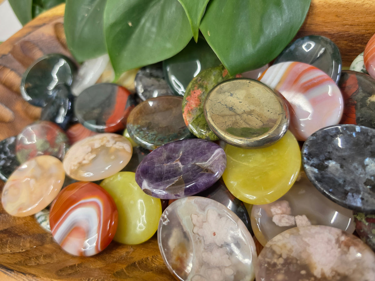 Natural Crystal Worry Stone
