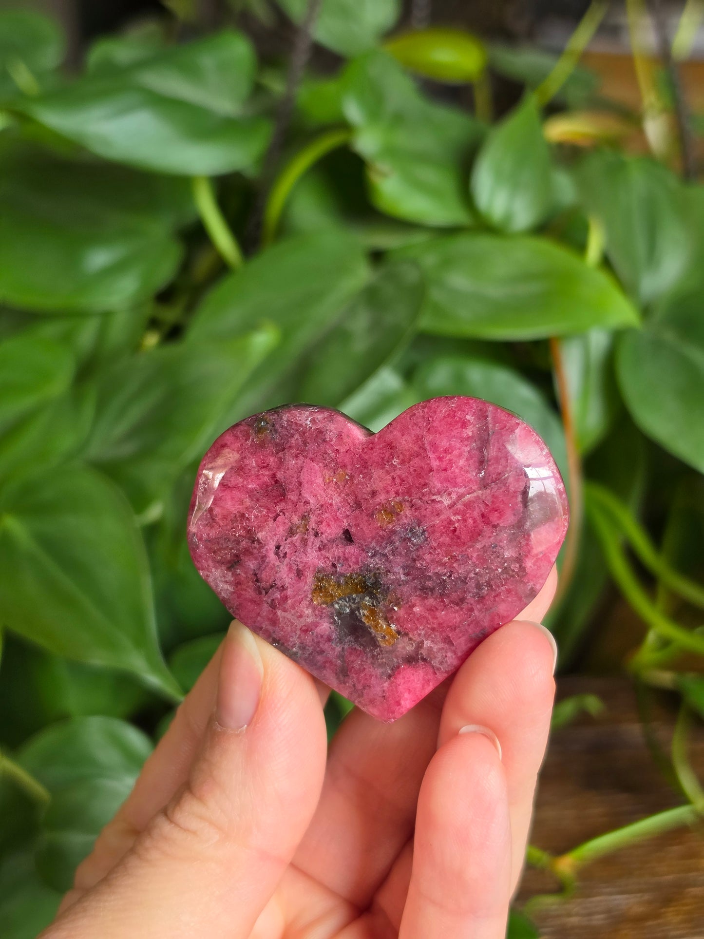 Rhodonite Crystal Heart "B"