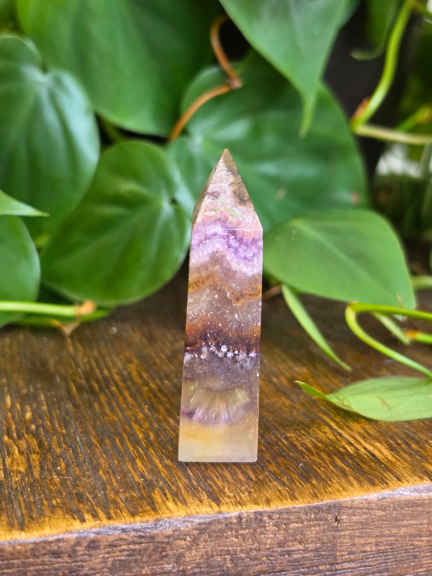 Rainbow Fluorite Mini Point