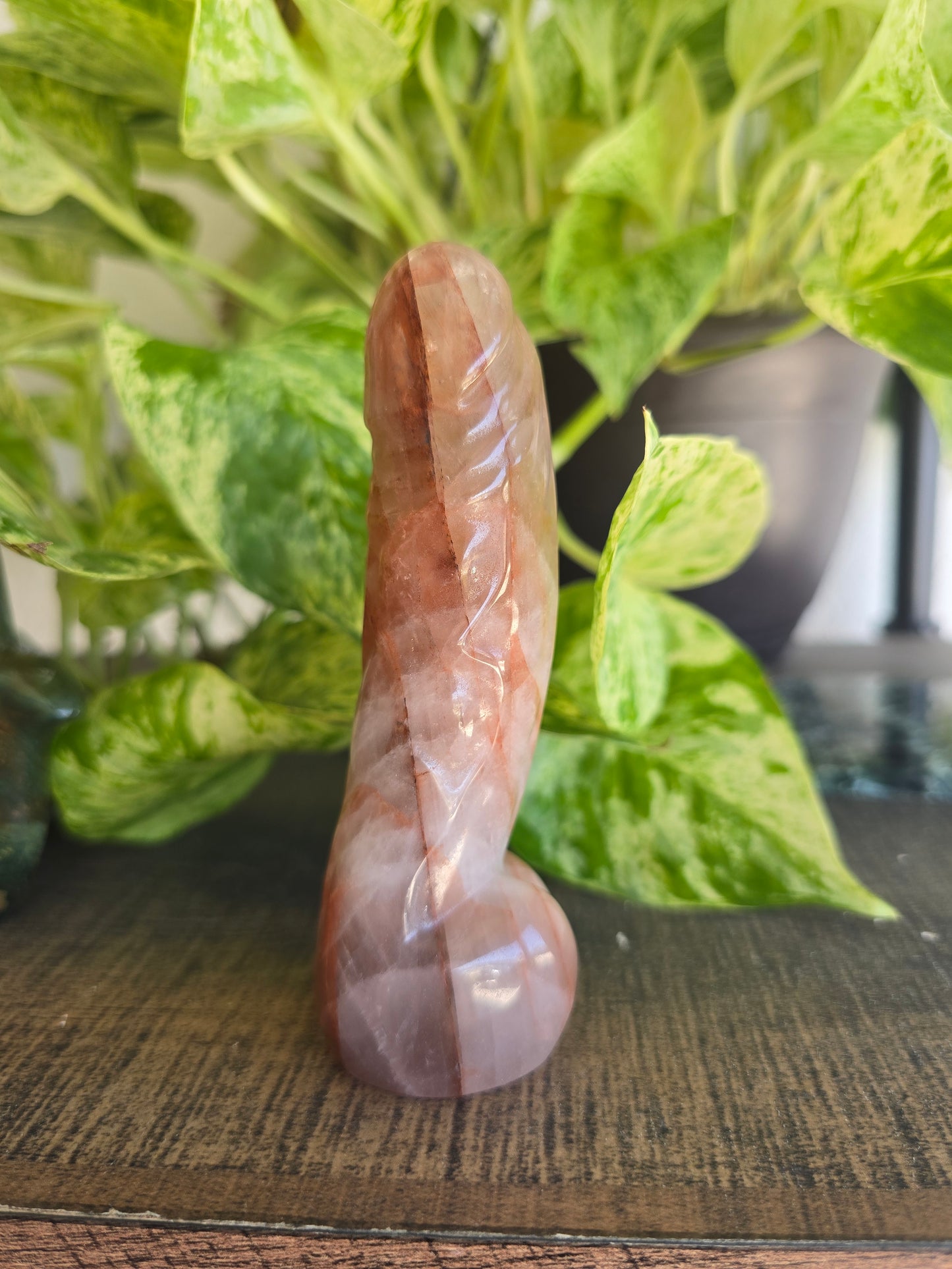 Fire Quartz Phallus
