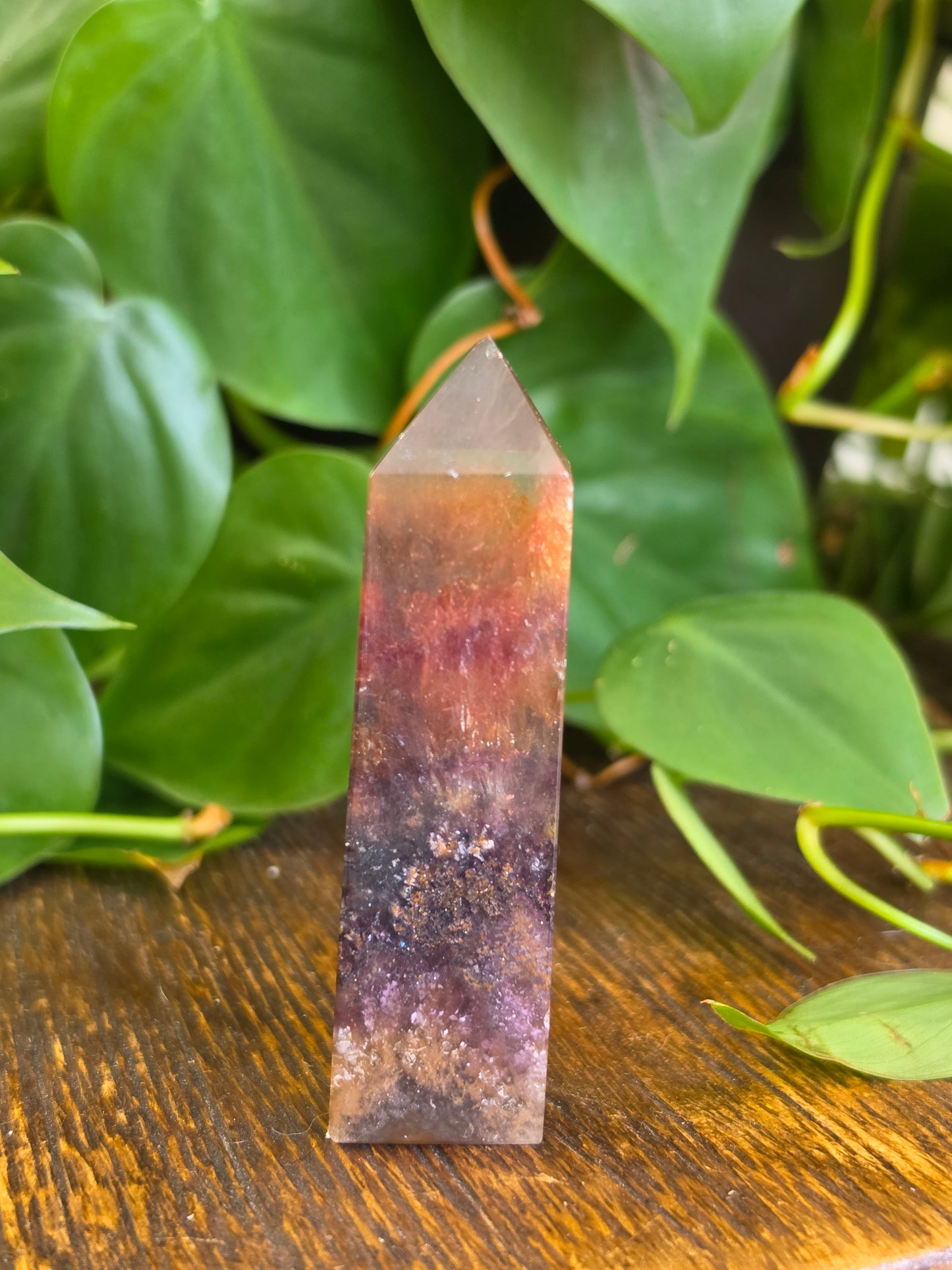Rainbow Fluorite Mini Point