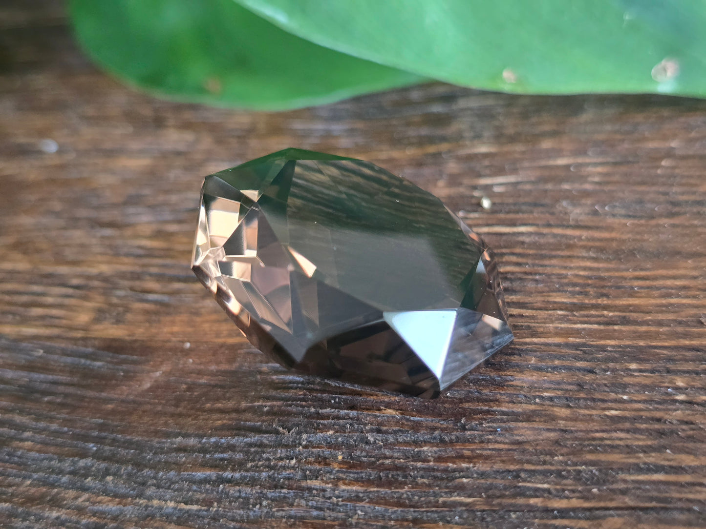 Smoky Quartz Faceted Crystal