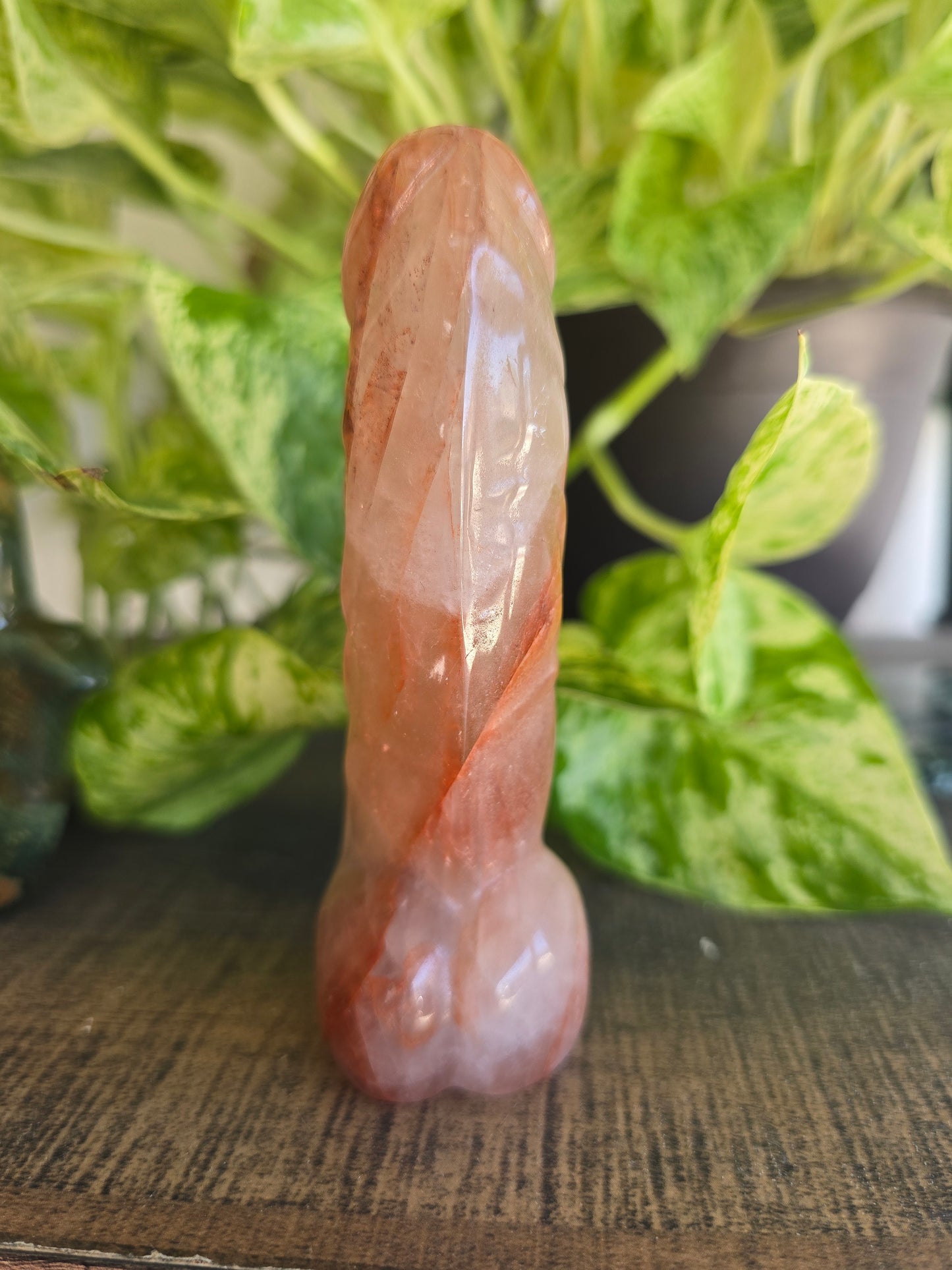 Fire Quartz Phallus
