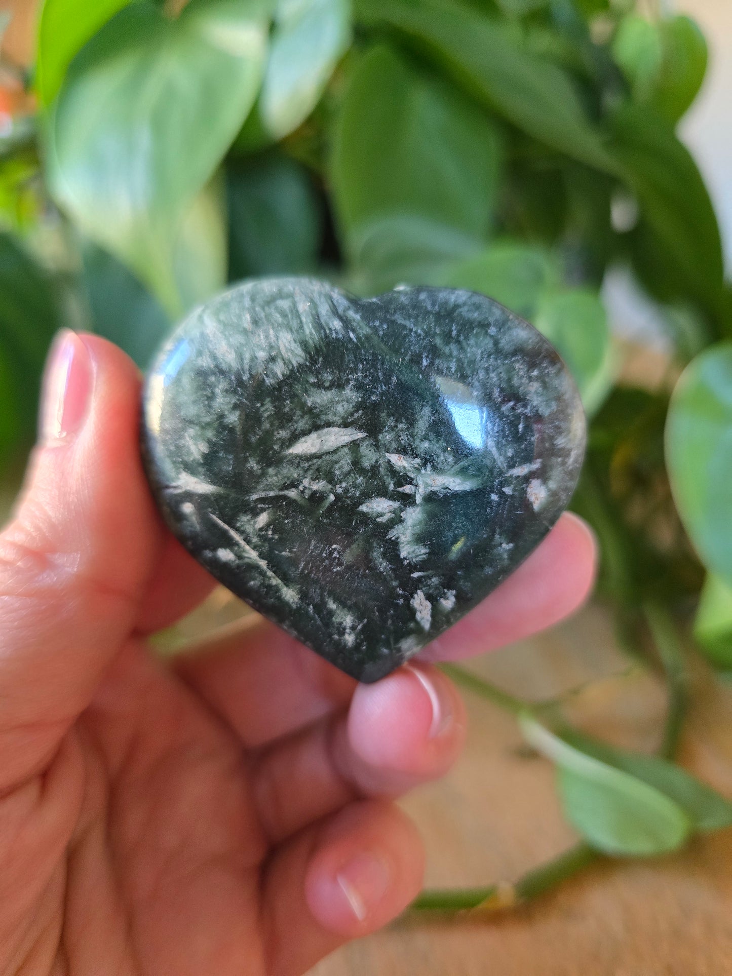 Afghani Jade Heart