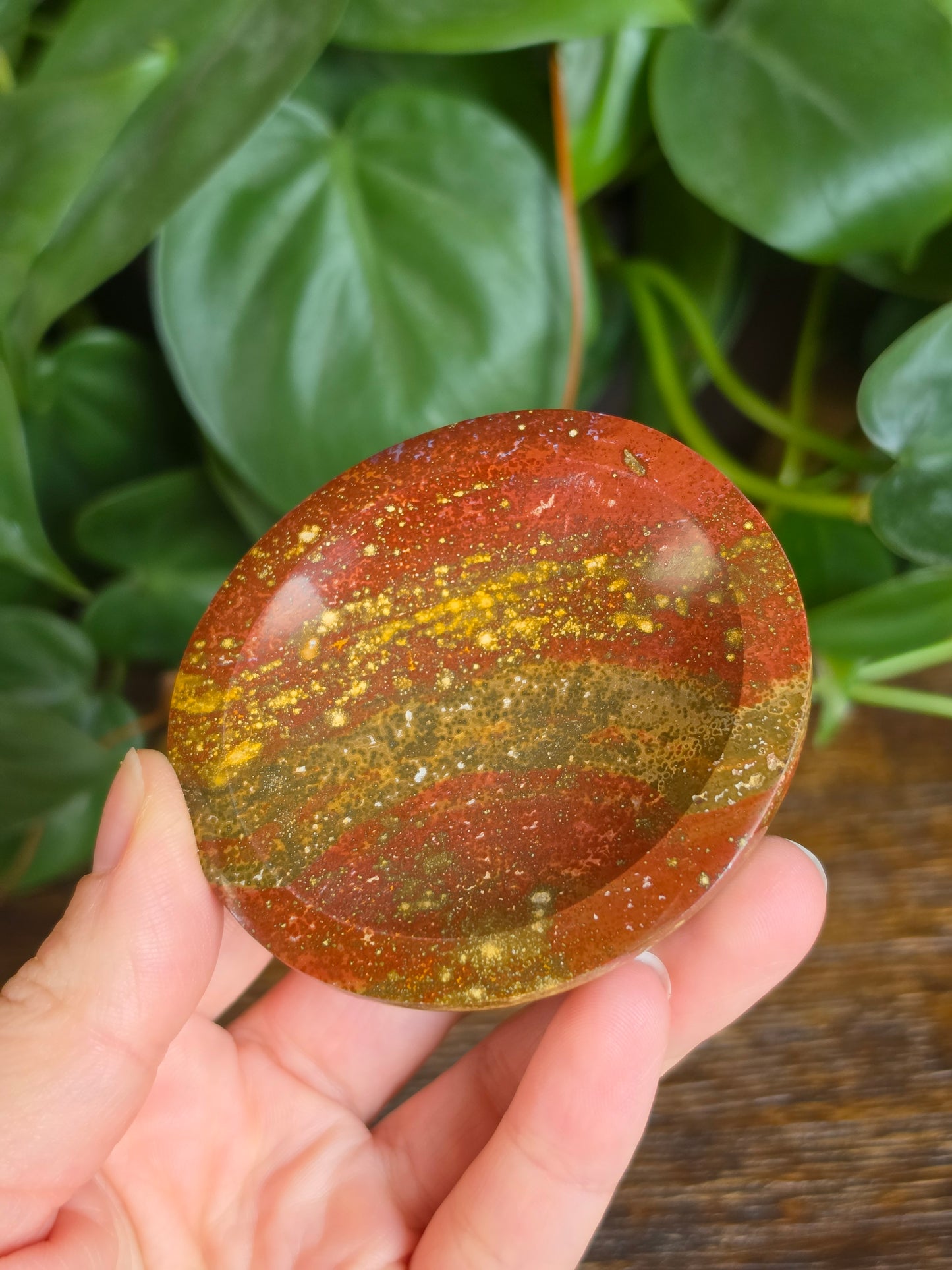 Small Colorful Jasper Crystal Bowl