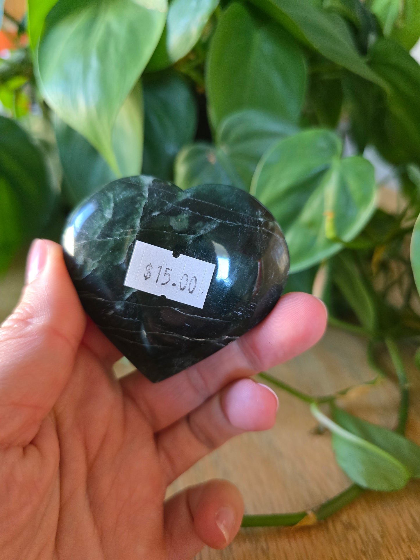 Afghani Jade Heart