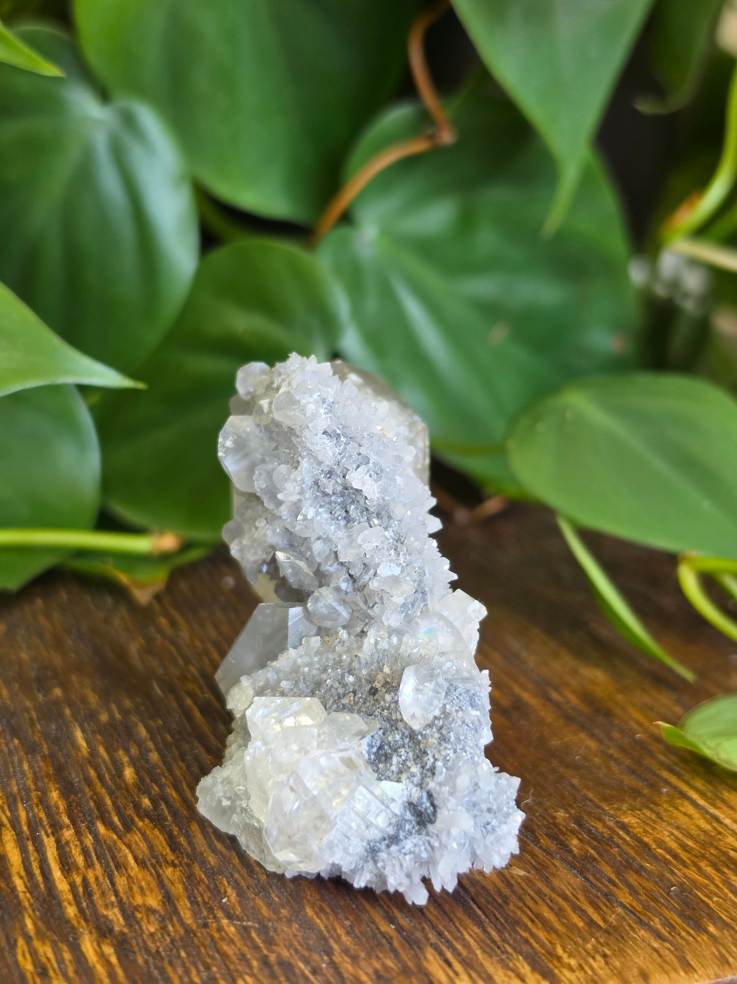 Calcite on Gray Druzy Matrix Specimen