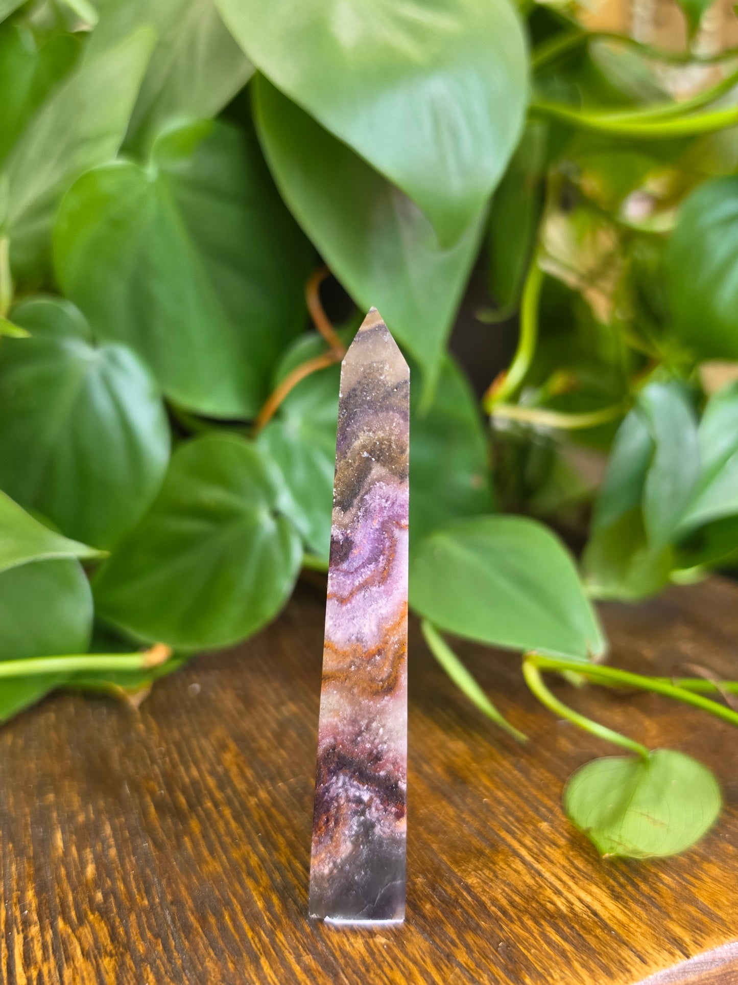 Rainbow Fluorite Mini Point